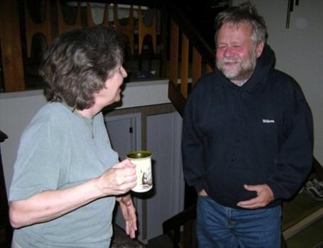 Jeanette Van Essen and Sid in Spring 2009