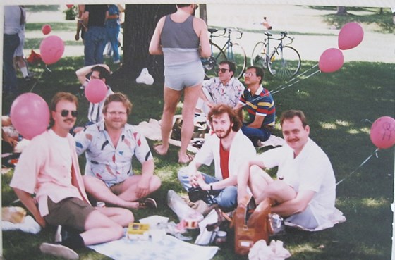 Sid was there, at our first ever Gay Pride event in Ottawa June 22, 1986