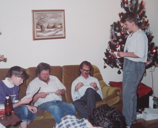 1989 31 December at Irenas Sarah Sid Andrew Mark