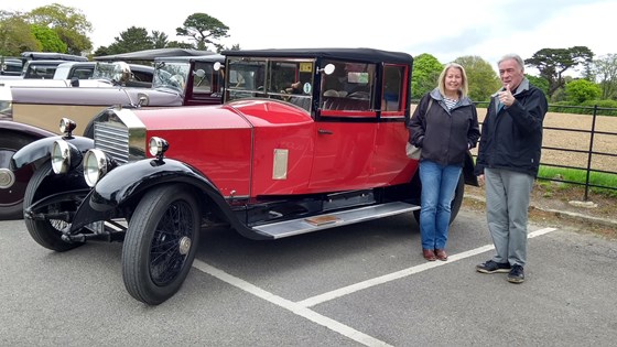 Angela and Frank with us , May 2018 in Cornwall, your friends Karin and Manfred