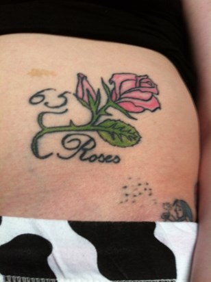 jess`s 65 roses tatto