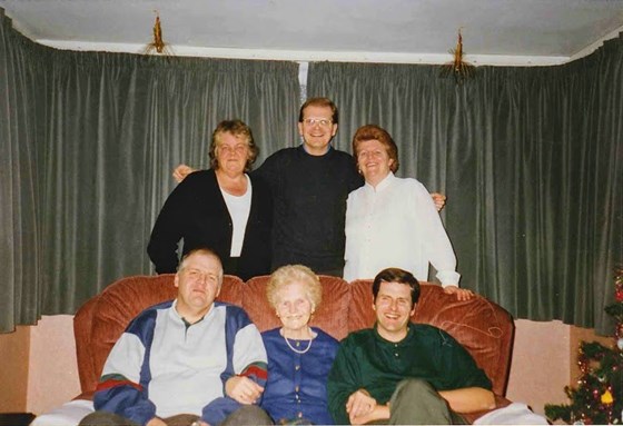 With me, Bill, Sandra and Shirley and Mum.
