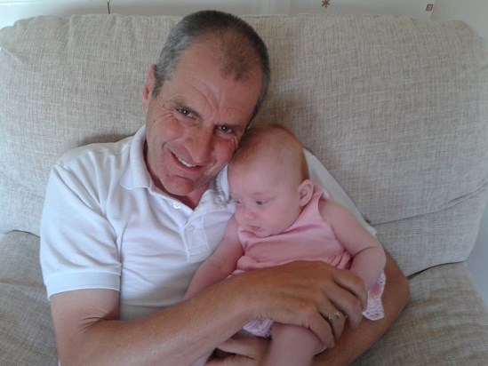 Brian with  baby Ayla Marie
