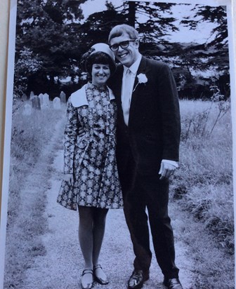 Taken at Colin & Christine’s wedding in 1968