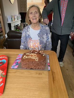 Barbara’s 79th Birthday Cake