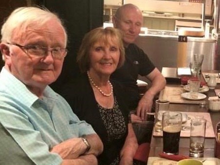 Looking forward to dinner - Sean, Barbara and John