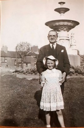 Barbara with her beloved Dad, Harold 