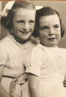 Barbara with her younger sister Pauline