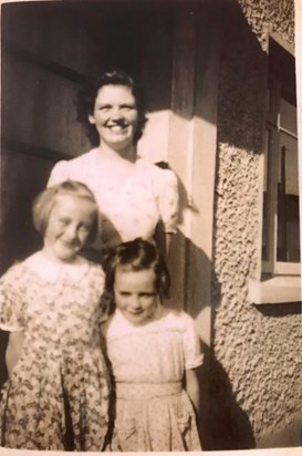 Barbara with her sisters Pauline & Margaret