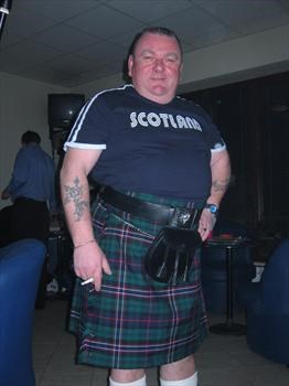 As we knew you best, Kilt & Fag and of course that snuggly belly! 