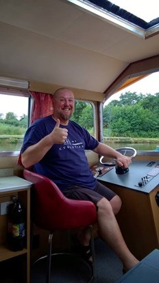 Captain Benno on our 25th wedding anniversary