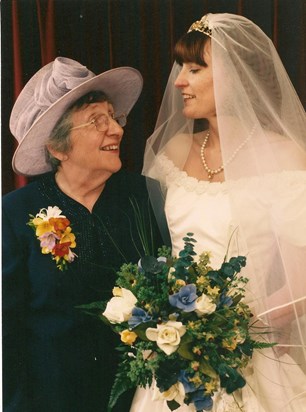 mum and mags wedding 1999