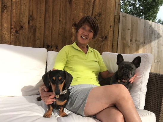 Otto, Janet & Scout in North London 