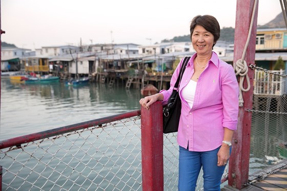 Janet visit Tai O on Lantau Island.