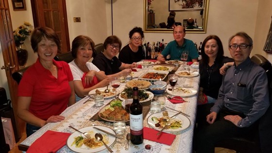 Banquet dinner hosted by the wonderful Michael& Suyi Lim with Janet, Rebecca, Anna, Betty, Kenneth & William  