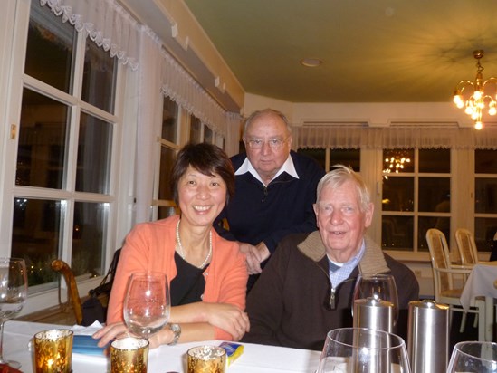 Janet, Manfred and Klaus in Leer (Ostfriesland). Germany