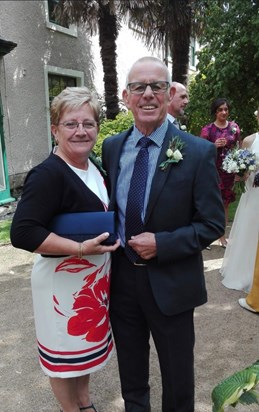 Diane & Stan at Ian & Sam's wedding 2018