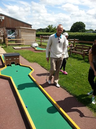 Fathers Day - Crazy Golf (our tradition) 2013