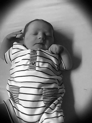 Your new nephew Aaron born on 13th January 2013  xx