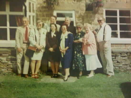 Bill (far left) much admired by the ladies as I recall for his great manners and modesty