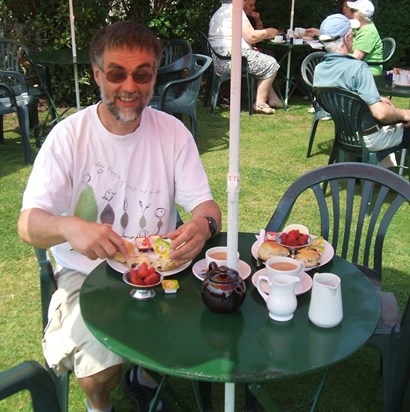 Cream tea at Godshill