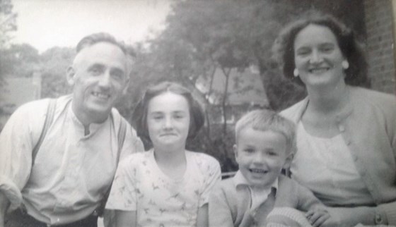 Dad, Janet, John and Mum.