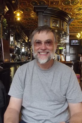 John in the Deacon Brodie Tavern, Edinburgh.