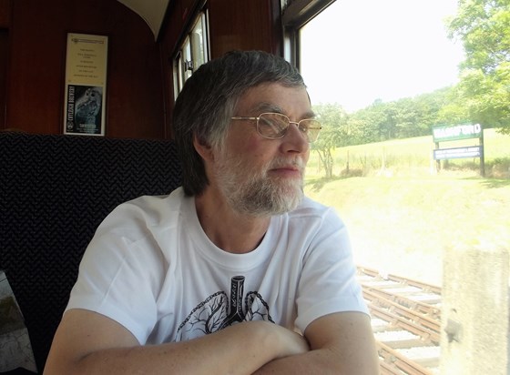 Steam train ride in Northumberland.