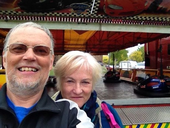 About to risk the dodgems!