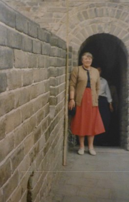 At the Great Wall of China 1997