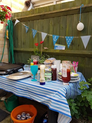 Garden Gathering Party at my house yesterday, Sunday 1st July 