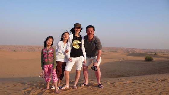 My family in Dubai 2009