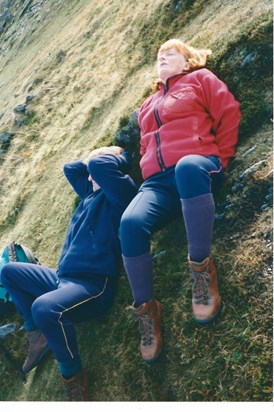 On the way down from Catbells.