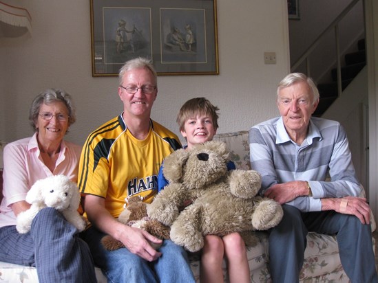 Grandparents showing what good care they have taken of the grandkids 'Dogs' - May 2011
