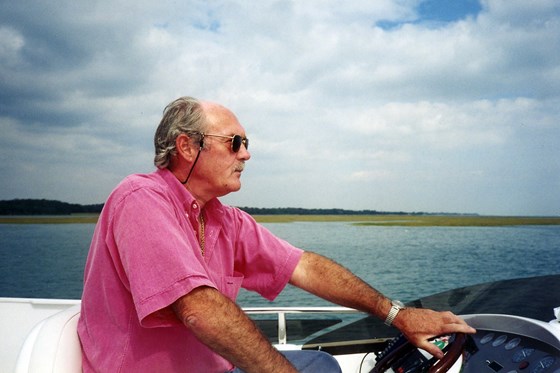 Dad on his Boat 