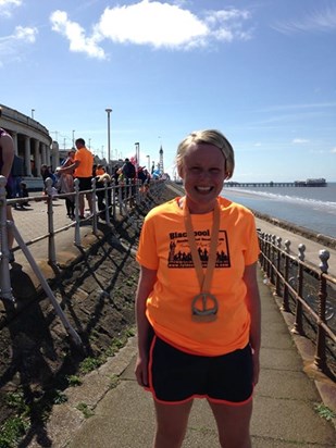 Jen Blackpool Half Marathon