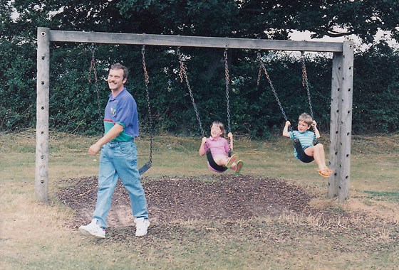 On the Swing with Amy & Andrew