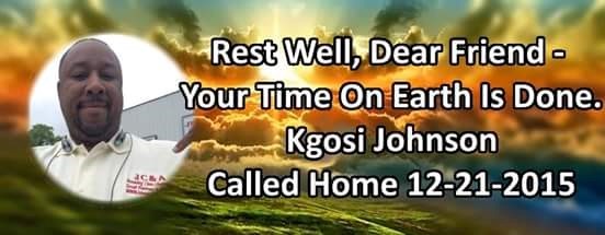 Rest In peace, Kgosi