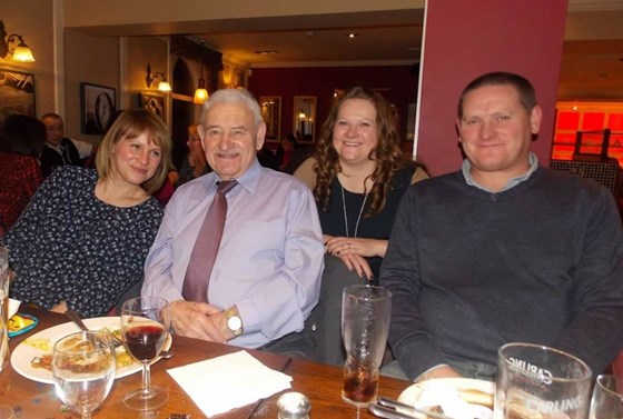 Dads 90th. With Tracey Neil and Jenny