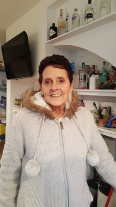 Mum after her make-up session at The MacMillan Centre in QA