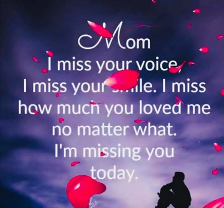 Mum, I miss you more and more each day x