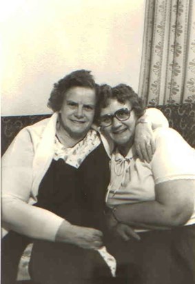 Sisters - Auntie Annie and Nana - x