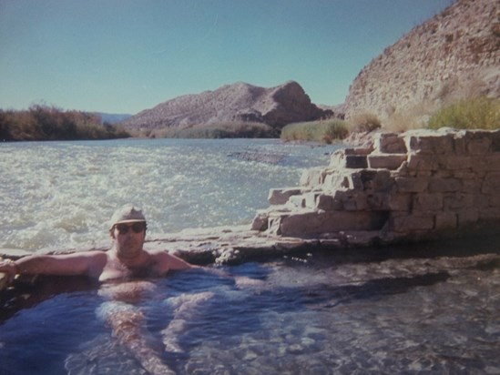 Texas hot springs, twenty years or so ago. Great road trip.