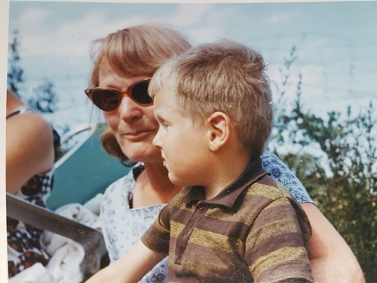  with Nanny Hallett 1960s