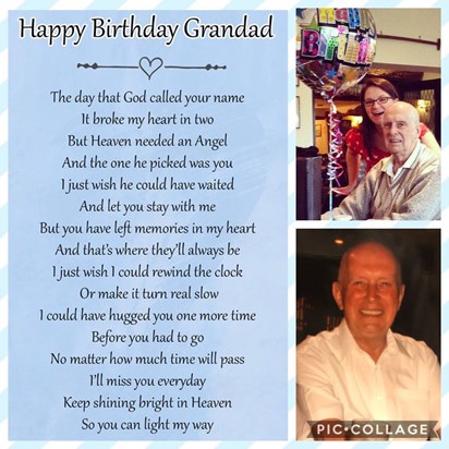Happy Birthday Grandad ??