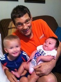 "Grandpa Bob and his Grandbabies...Mason & Gabby"