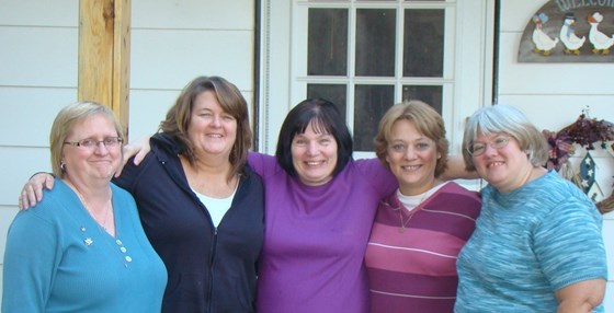 The girl's...Charlotte, Julie, Margie, Shirley & Sharon!