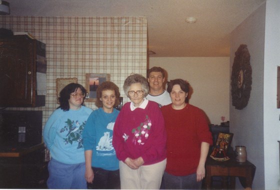 Bob, Margie, Shirley, Sharon and Grandma P.