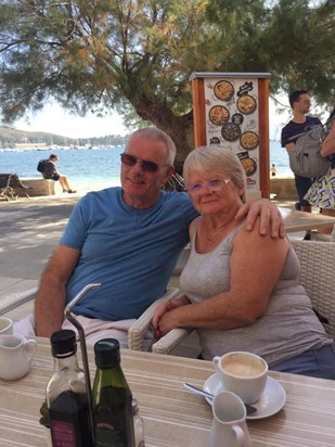 Dad and shay enjoy their holiday 