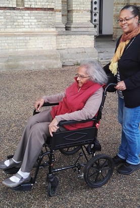Mom and Valli - Last outing together in Ally Pally September 2018... Miss you more each day...xox...